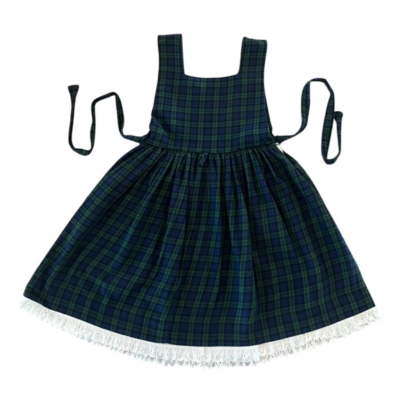 Anderson Innes Plaid Tartan Dress | Size 6 Girls | Made in Scotland - Picture 2 of 3